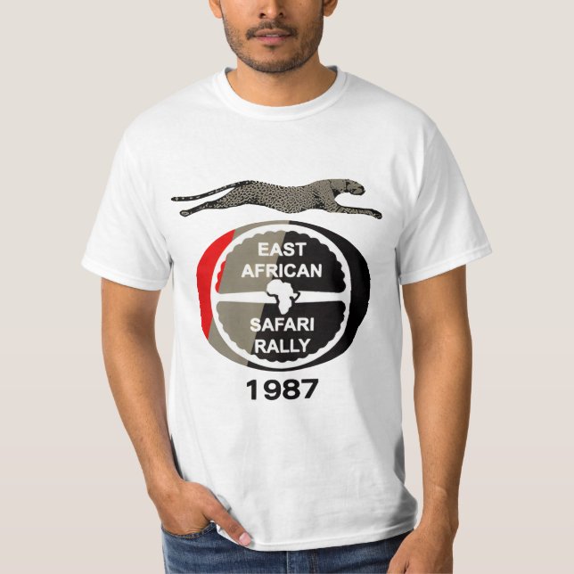 Camiseta safari rally racecar, (Frente)