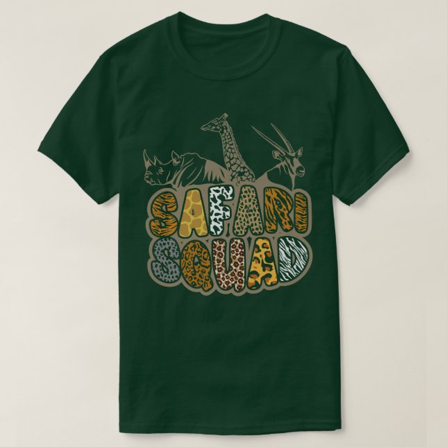 Camiseta Safari Squad African Halloween  (Frente do Design)