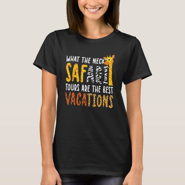 Camiseta Safari Vacation Wildlife for Safari Adventure (Frente)