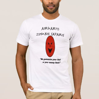 Camiseta Safaris do zombi de Airharte - tomando o ao