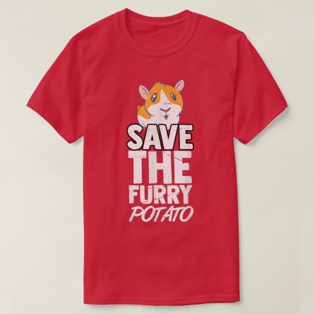 Camiseta Safe The Furry Potato Guiné Pig 135 (Frente do Design)