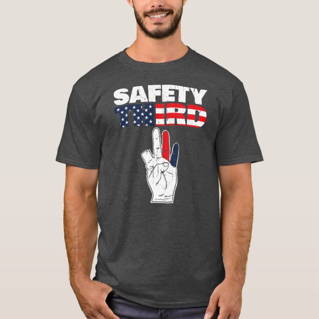 Camiseta Safety Third Funny Missing Finger Safety Third (Frente)
