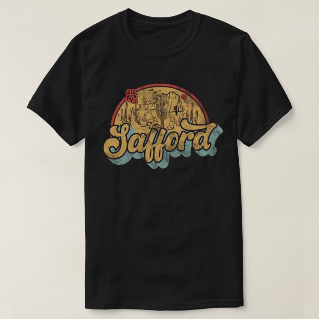Camiseta Safford, Arizona (Frente do Design)