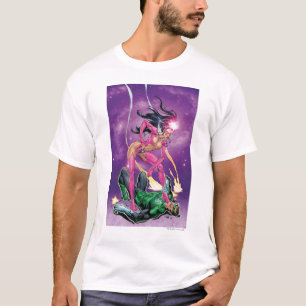 Camiseta Safira verde da lanterna e de estrela - cor