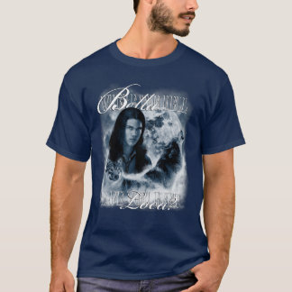 Camiseta Saga Crepúsculo Retro Jacob Wolf Moon Loca Filme f