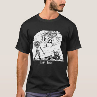 Camiseta Saga de Bard (o rei Olaf salva a festa de Raknar)