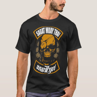 Camiseta Sagat Muay Tailandês Combateu a Arte Marcial na Ta