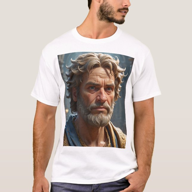 Camiseta Sage Alden: Pondo Fé e Razão (Frente)