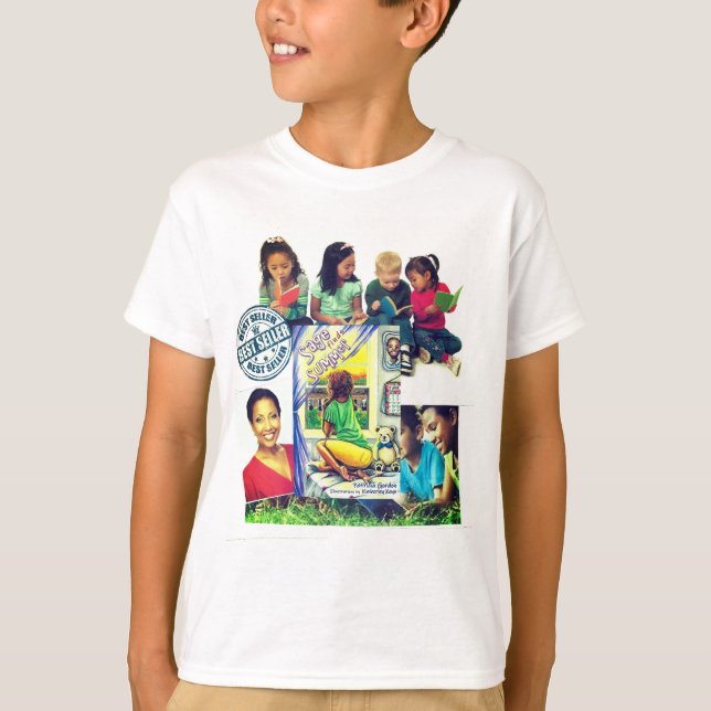 Camiseta SAGE NO VERÃO. / P G Camisa-T Básica das Crianças (Frente)