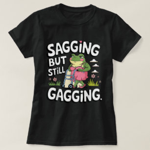 Camiseta Sagging Mas Ainda Gaging Memória Sapo Humor Girls