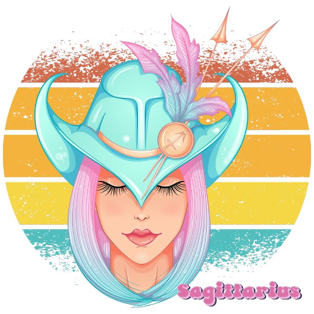 Camiseta Sagitário (Sagittarius (November 22 - December 21):
"Arrows of Dreams, Where Adventure Streams!")