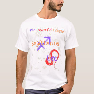 Camiseta Sagitário Leo Casal Zodiac T-Shirt