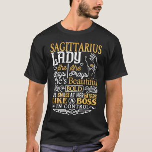 Camiseta Sagitário Senhora Astrologia Signo do Zodíaco Sagi