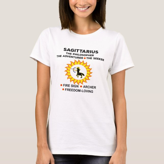 Camiseta Sagitário Zodíaco Arqueiro (Frente)