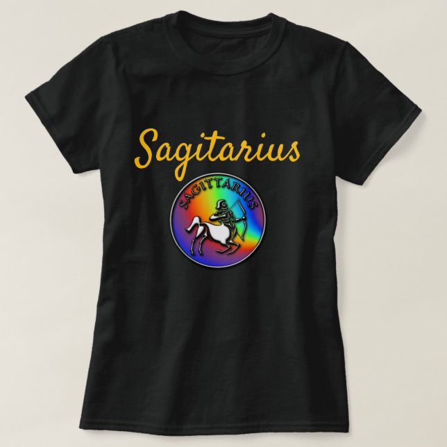 Camiseta Sagitarius Zodiac T-Shirt (Frente do Design)