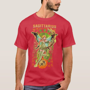 Camiseta Sagittarius Anime Birthday Fairy Fairies Sagittari