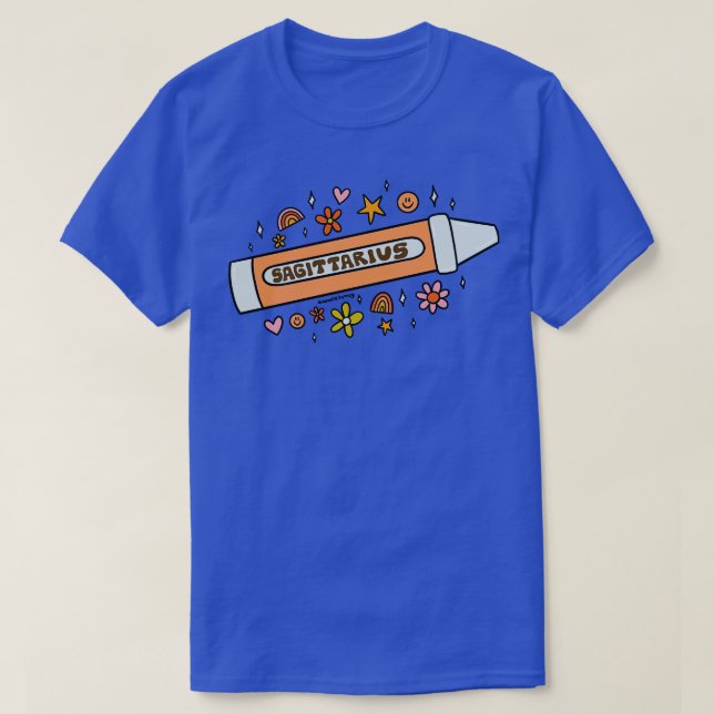Camiseta Sagittarius Crayon (Frente do Design)