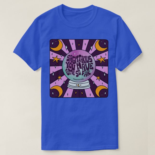 Camiseta Sagittarius Crystal Ball (Frente do Design)