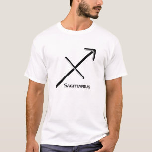 Camiseta SAGITTARIUS, Design abstrato do Sinal Zodíaco,