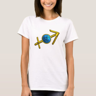 CAMISETA SAGITTARIUS, DOURADO SINAL DE ANIVERSÁRIO ZODÍAC