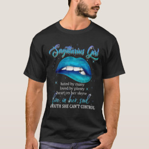 Camiseta Sagittarius Girls Black Queen Novembro Bi