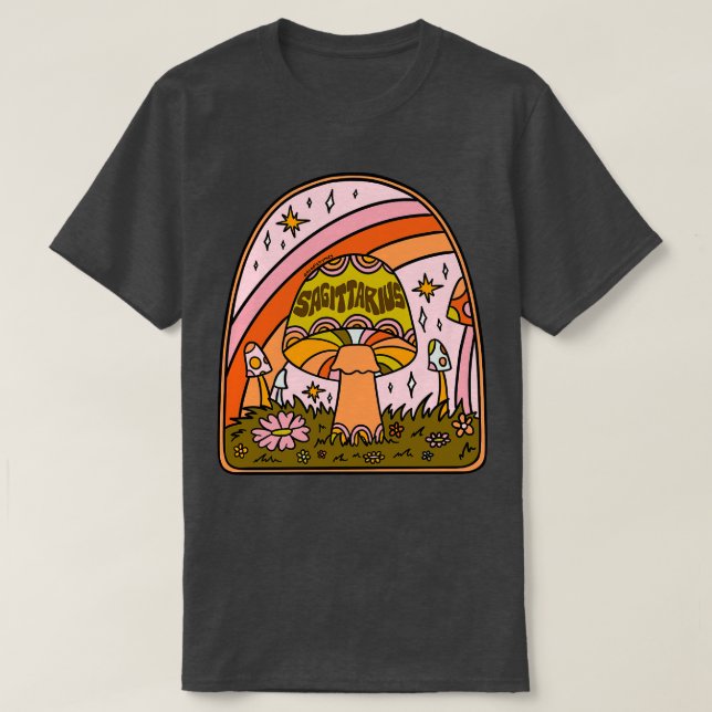 Camiseta Sagittarius Mushroom (Frente do Design)
