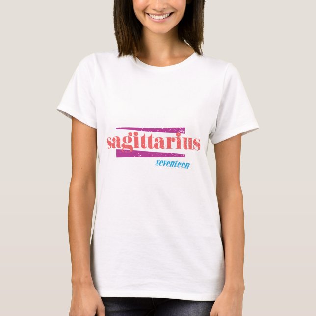 Camiseta Sagittarius Pink (Frente)