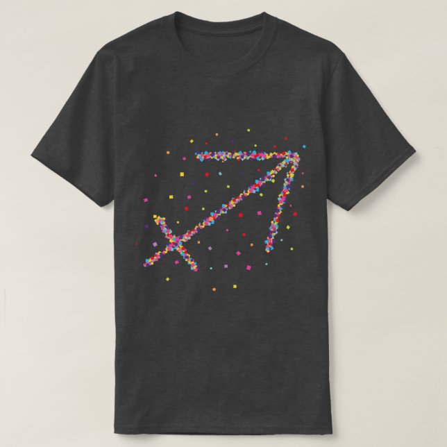 Camiseta Sagittarius Sagitarius Zodiac ASTRO 1 (Frente do Design)