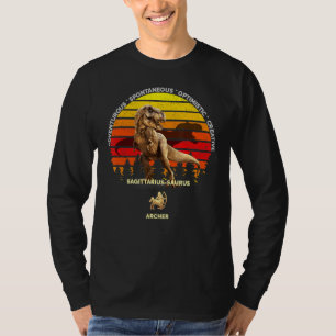 Camiseta Sagittarius Saurus Zodiac Archer (22 de novembro d
