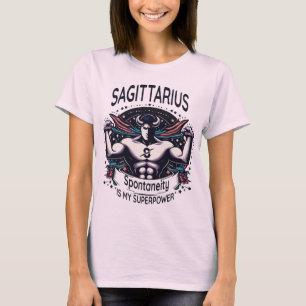 Camiseta Sagittarius Spark Tee: Superpotência Espontânea!