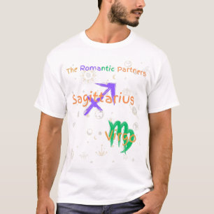 Camiseta Sagittarius Virgo Casal Zodiac T-Shirt