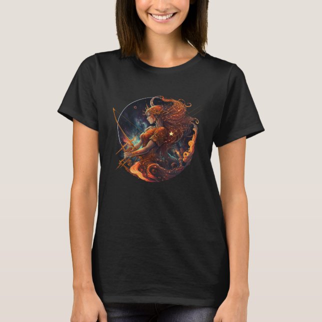 Camiseta Sagittarius Zodiac Horoscope Sagittarius Astrologi (Frente)