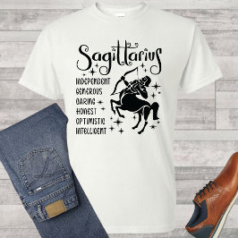 Camiseta  Sagittarius Zodiac Sign Horoscope  Traits T-Shirt