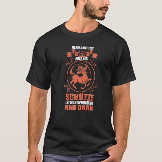 Camiseta Sagittarius zodiac sinal presente de aniversário P (Frente)