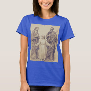 Camiseta Sagrada Família Jesus, Virgem Maria e São José