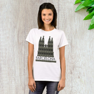 Camiseta Sagrada Geométrica Moderna Familia Barcelona Skyli