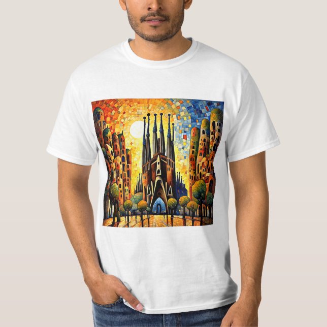 Camiseta Sagrada Iluminada Pelo Sol (Frente)