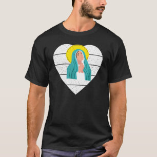 Camiseta Sagrada Virgem Maria Santo Rosário Católico Devoto