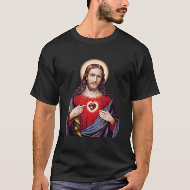 Camiseta Sagrado Coração de Jesus Cristo (Frente)