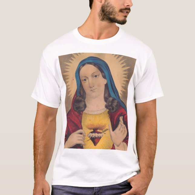 Camiseta Sagrado Coração de Maria (Frente)