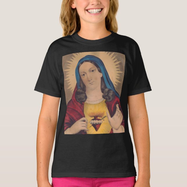 Camiseta Sagrado Coração de Maria (Frente)
