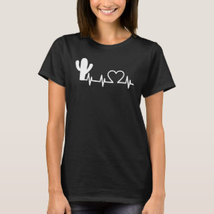 Camiseta Saguaro Cactus Heartbeat Saguaro Cactus