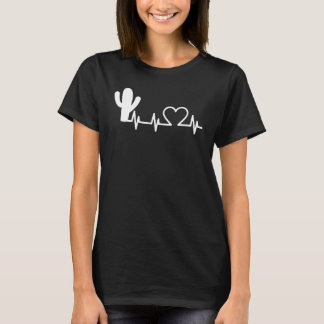 Camiseta Saguaro Cactus Heartbeat Saguaro Cactus
