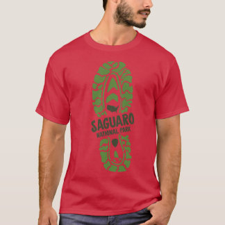 Camiseta Saguaro National Park Arizona AZ Hiking Boot Impre
