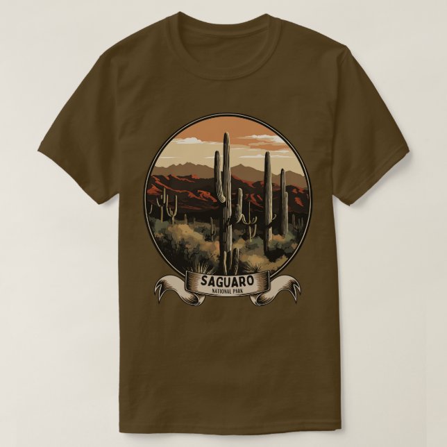 Camiseta Saguaro National Park TShirt 5 (Frente do Design)