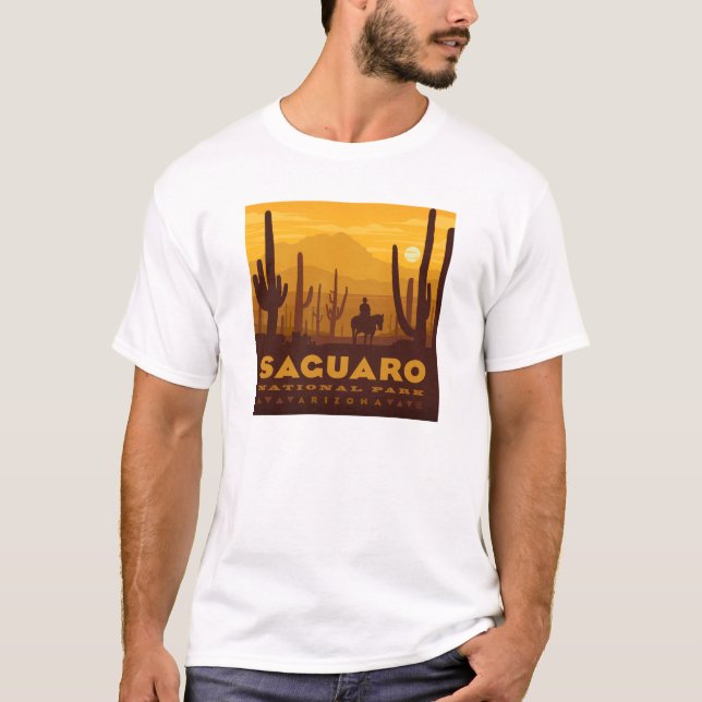 Camiseta Saguaro Square National Park | Arizona (Frente)
