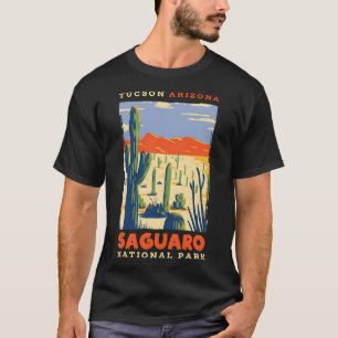 Camiseta Saguaro US National Park Tucson Arizona Vintage Gi
