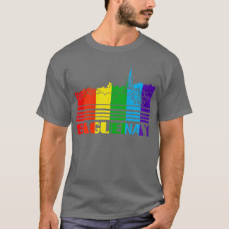 Camiseta Saguenay Pride Saguenay Gift LGBT Suportador do Sa
