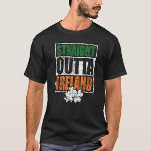 Camiseta Sai direto da Irlanda Dia de São Patrício Retro Gi