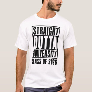 Camiseta Sai Direto da Universidade Turma de 2026